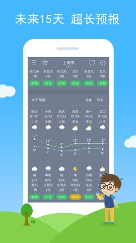 七彩天气预报app手机版