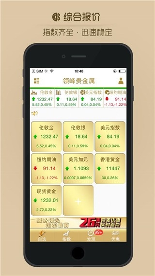 领峰贵金属平台app